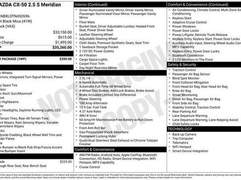 Certified 2026 MAZDA CX-50 Meridian Edition w/ Weather Package AWD/4WD image 32