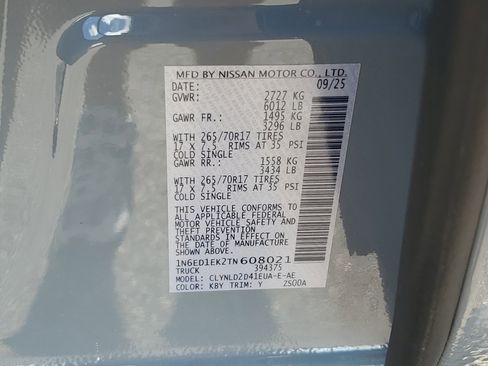 New 2026 Nissan Frontier PRO-4X w/ Pro Premium Package image 18