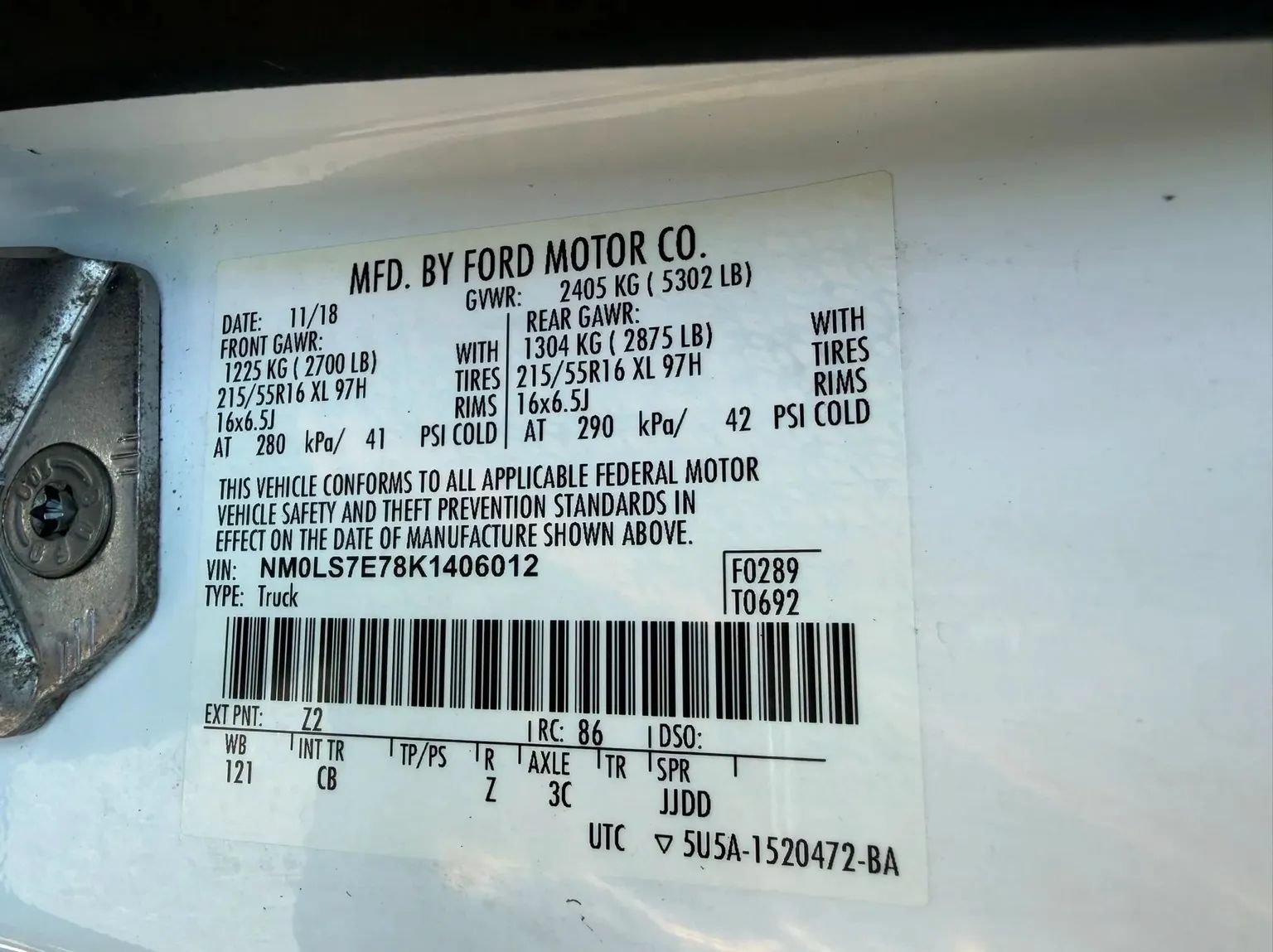 Used 2019 Ford Transit Connect XL w/ CNG/LPG Engine Prep Package FWD image 37