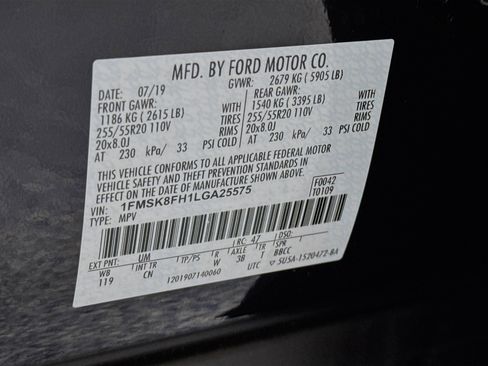 Used 2020 Ford Explorer Limited AWD/4WD image 34