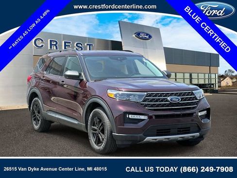 Certified 2022 Ford Explorer XLT w/ Equipment Group 202A AWD/4WD image 1