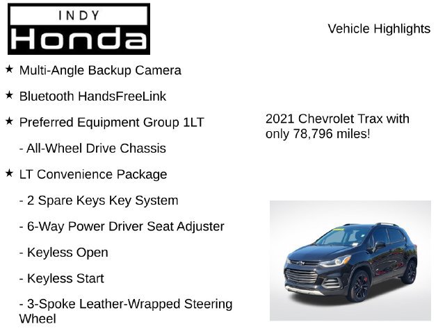 Used 2021 Chevrolet Trax LT w/ Redline Edition AWD/4WD image 8