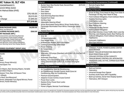 Used 2023 GMC Yukon XL SLT w/ SLT Premium Package AWD/4WD image 35