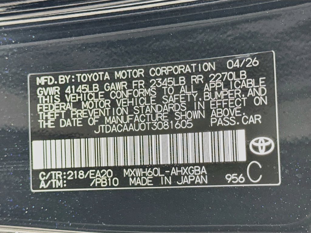 Certified 2026 Toyota Prius XLE FWD image 31