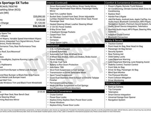 Used 2020 Kia Sportage SX image 13