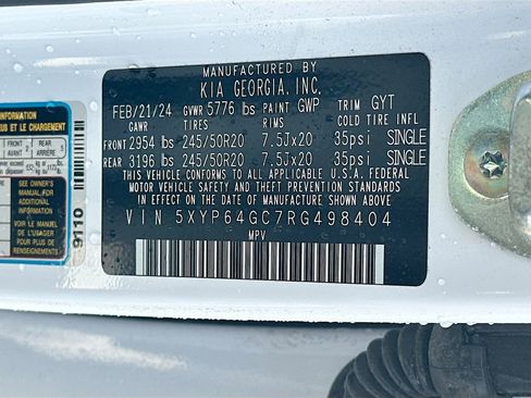 Used 2024 Kia Telluride S w/ S Sunroof Package FWD image 34