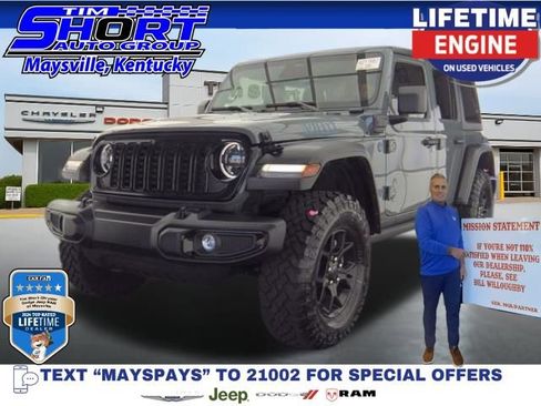 Used 2025 Jeep Wrangler Unlimited Sport S 4xe AWD/4WD image 1