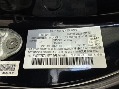 Used 2016 MAZDA MX-5 Miata Club image 58