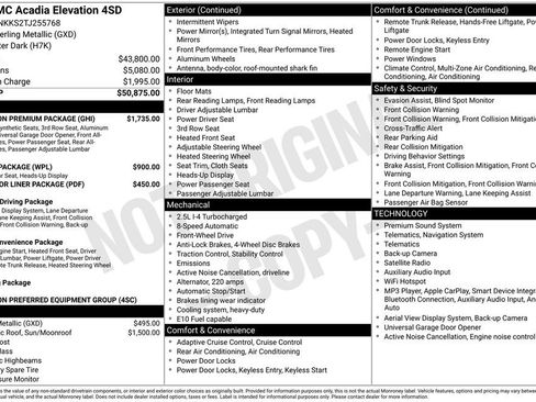 Certified 2026 GMC Acadia Elevation w/ Elevation Premium Package FWD image 9