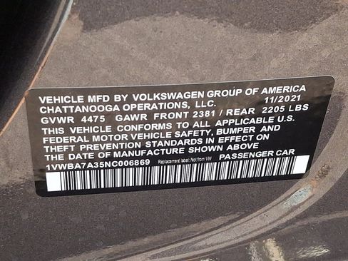 Used 2022 Volkswagen Passat 2.0T image 24