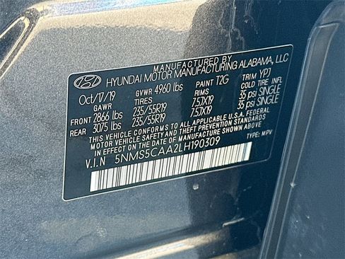 Used 2020 Hyundai Santa Fe Limited image 27