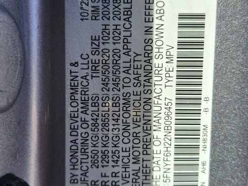 Certified 2022 Honda Pilot Special Edition image 21