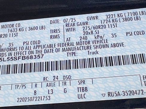 New 2025 Ford F150 Lariat w/ Equipment Group 502A High image 61