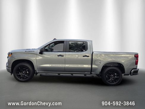 New 2026 Chevrolet Silverado 1500 Custom w/ Turbomax Blackout Package RWD image 2