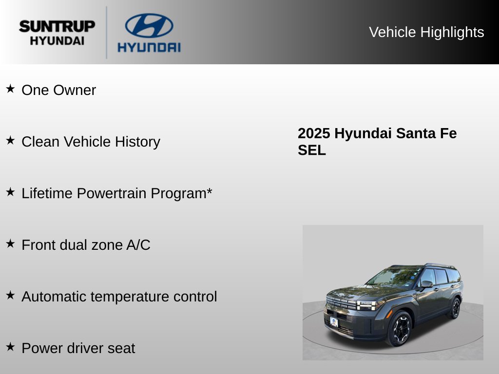 Used 2025 Hyundai Santa Fe SEL AWD/4WD image 8