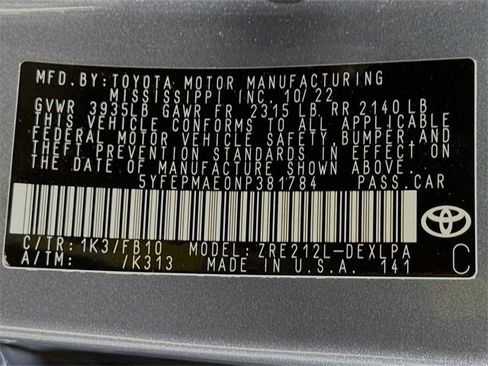 Used 2022 Toyota Corolla LE image 31