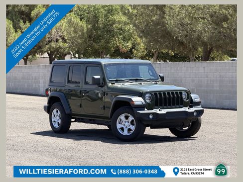 Used 2022 Jeep Wrangler Unlimited Sport AWD/4WD image 1