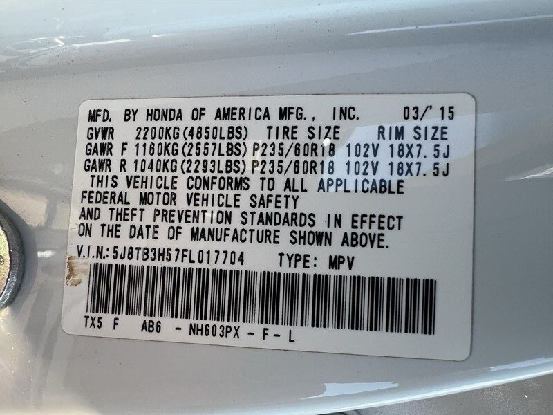 Used 2015 Acura RDX w/ Technology Package FWD image 37