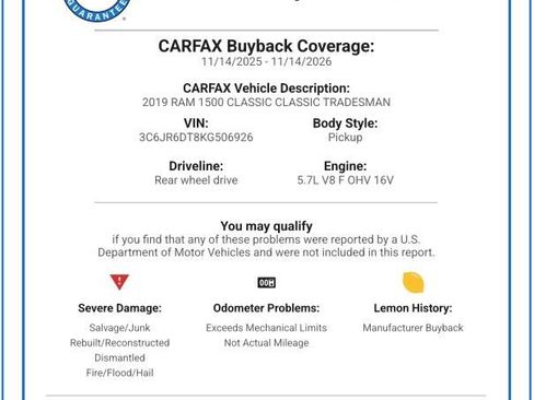 Used 2019 RAM 1500 Tradesman w/ Popular Equipment Group image 2