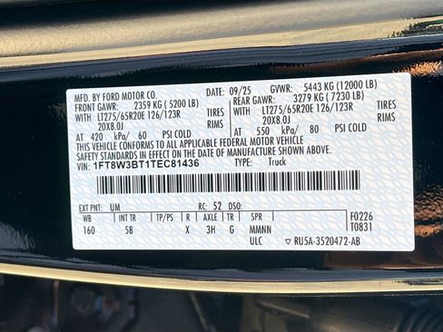 New 2026 Ford F350 Lariat w/ Black Appearance Package AWD/4WD image 40