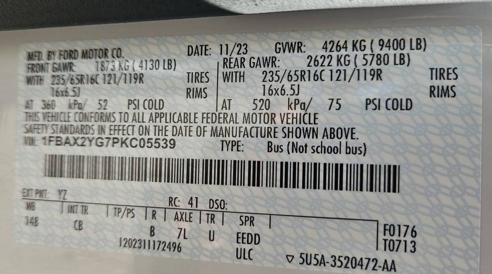 Used 2023 Ford Transit 350 XLT RWD image 19