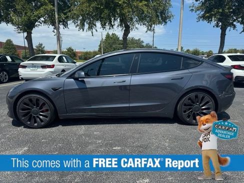 Used 2021 Tesla Model 3 Performance AWD/4WD image 2