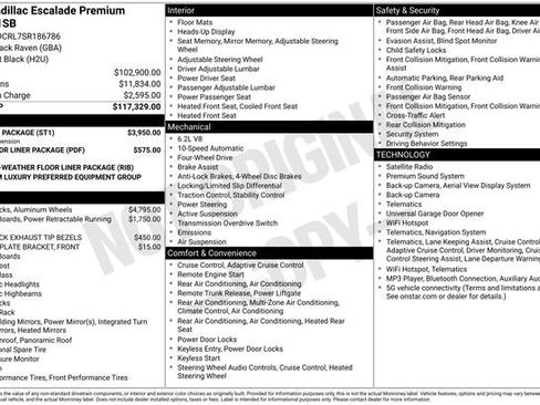 Used 2025 Cadillac Escalade Premium Luxury w/ Touring Package AWD/4WD image 19