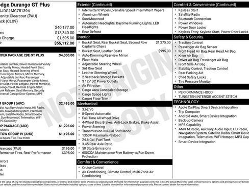Used 2021 Dodge Durango GT AWD/4WD image 3