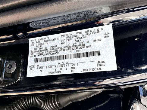 New 2026 Ford F150 Platinum w/ Equipment Group 702A High image 9