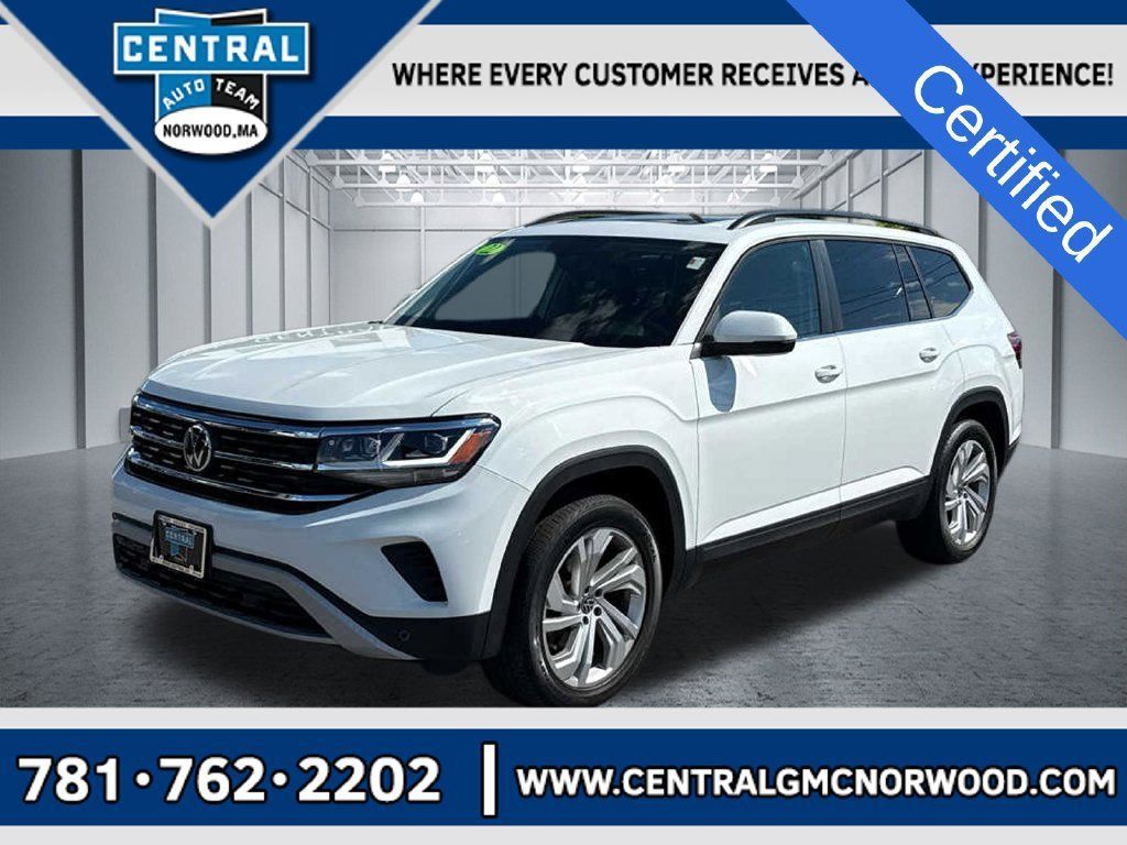 Used 2022 Volkswagen Atlas SE w/ Panoramic Sunroof Package AWD/4WD image 1