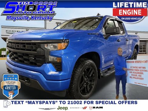 Used 2025 Chevrolet Silverado 1500 Custom w/ Turbomax Blackout Package image 1