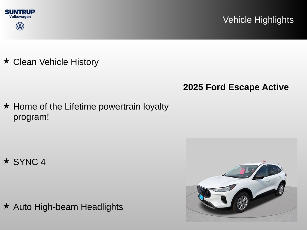 Used 2025 Ford Escape Active FWD image 8