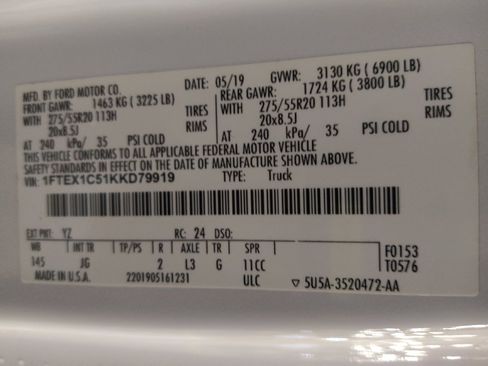 Used 2019 Ford F150 XL w/ Equipment Group 101A Mid RWD image 33