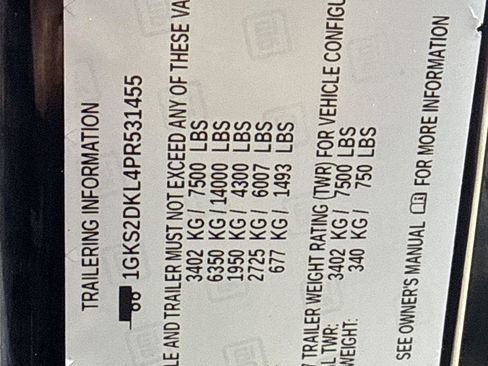 Used 2023 GMC Yukon Denali w/ LPO, Floor Liner Package image 10