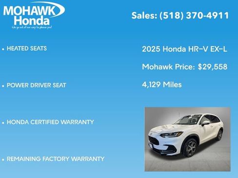 Certified 2025 Honda HR-V EX-L image 16