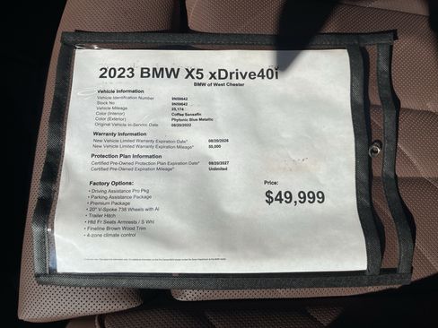 Used 2023 BMW X5 xDrive40i AWD/4WD image 18