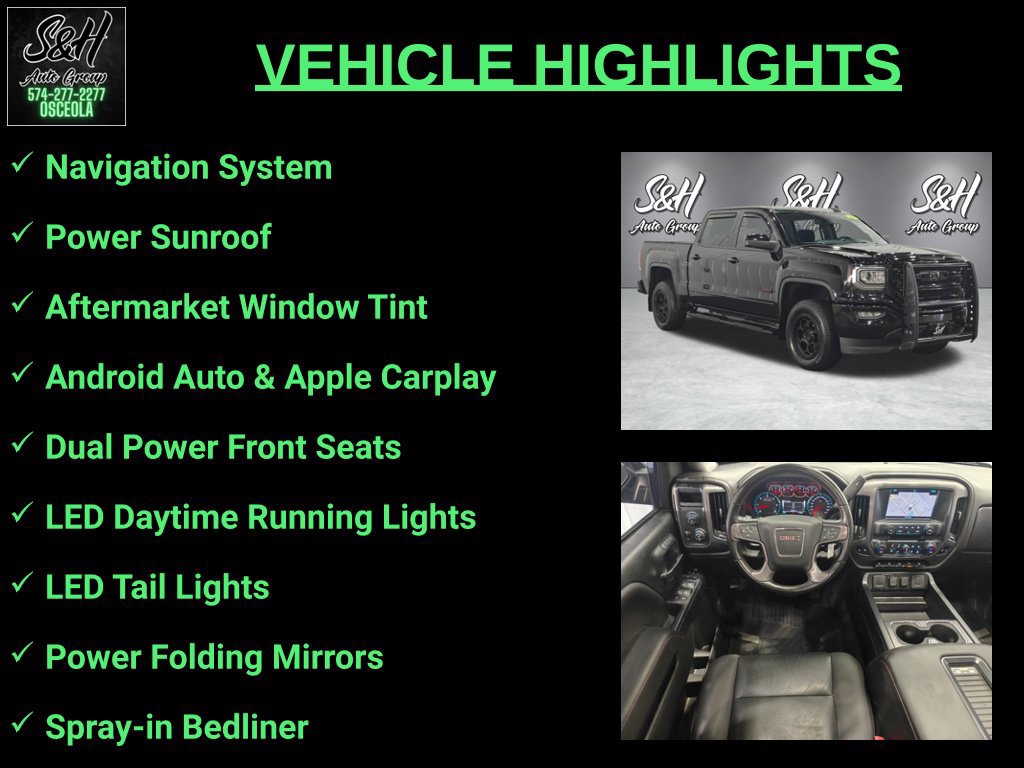 Used 2018 GMC Sierra 1500 SLT w/ All-Terrain Package AWD/4WD image 3