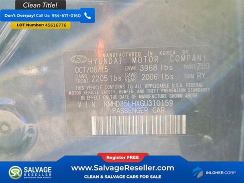 Used 2016 Hyundai Elantra GT image 3