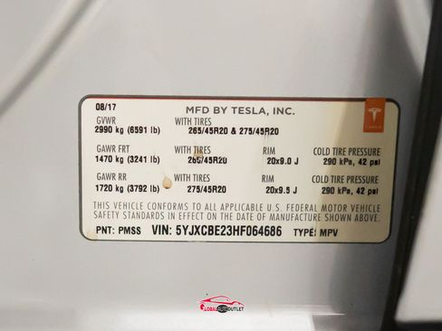 Used 2017 Tesla Model X 100D AWD/4WD image 43