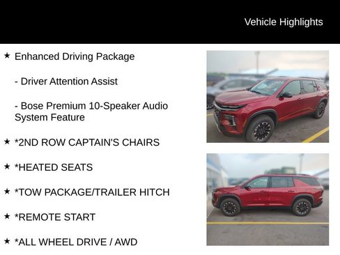 Used 2024 Chevrolet Traverse Z71 w/ Enhanced Driving Package AWD/4WD image 11