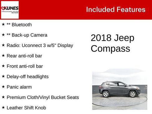 Used 2018 Jeep Compass Latitude image 2