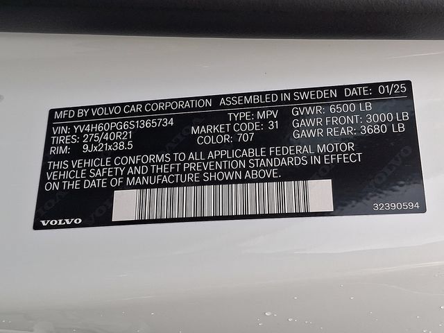 Used 2025 Volvo XC90 T8 Ultra w/ Protection Package Premier AWD/4WD image 25