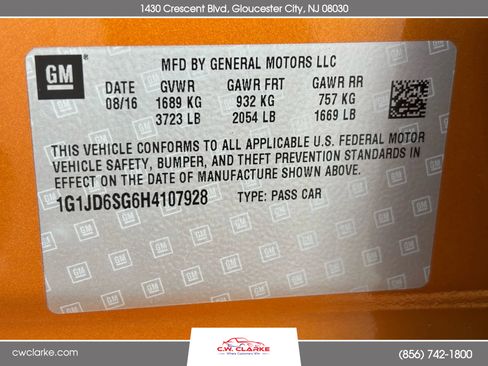 Used 2017 Chevrolet Sonic LT w/ Convenience Package image 32