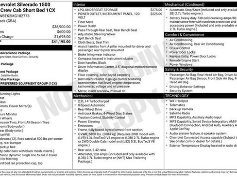 Used 2021 Chevrolet Silverado 1500 Custom RWD image 28