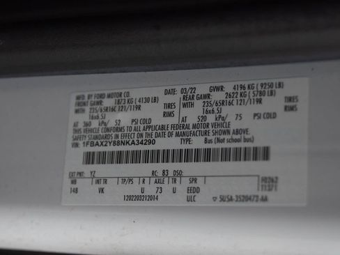 Used 2022 Ford Transit 350 XL RWD image 32