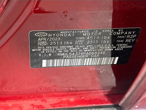 Used 2023 Hyundai Sonata Limited FWD image 33
