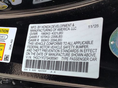Used 2025 Honda Accord LX image 35