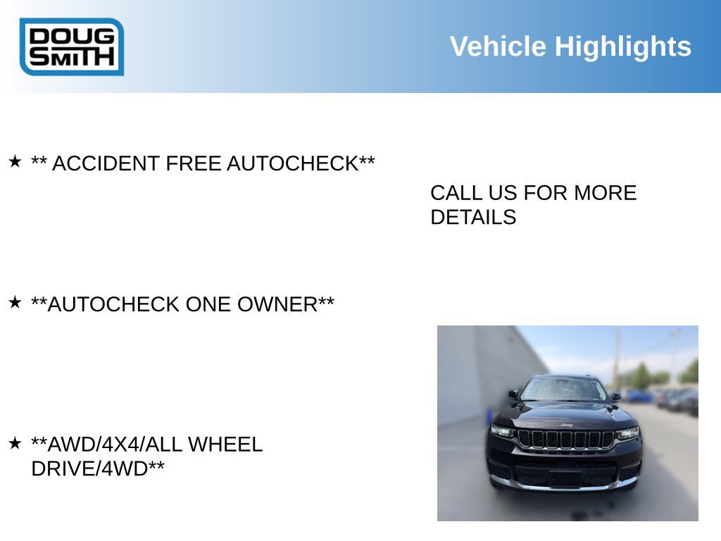 Used 2023 Jeep Grand Cherokee L Limited w/ Trailer Tow Group (B) AWD/4WD image 14