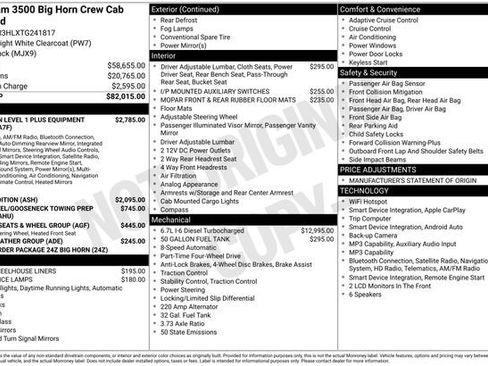 New 2026 RAM 3500 Big Horn image 18