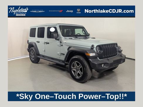 Used 2023 Jeep Wrangler Unlimited Sport w/ Sun And Sound Package AWD/4WD image 1
